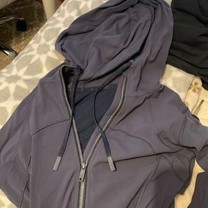 hooded blue lululemon jacket